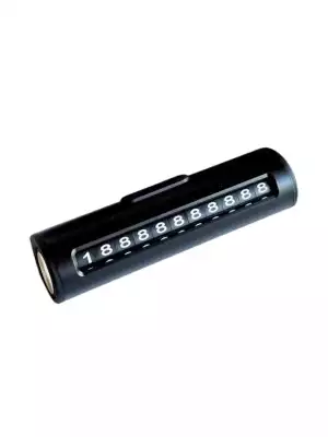 Автомобильная визитка T008 черный
